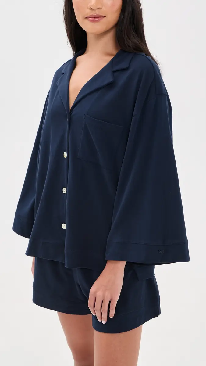 Petite Plume Pima Olivia Short Pajamas Set | Thumbnail 2 Petite Plume Pima Olivia Short Pajamas Set | Thumbnail 2