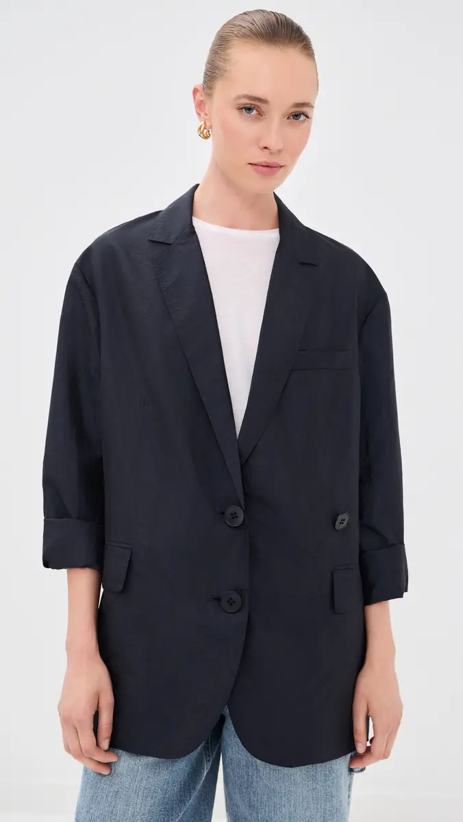 Tibi Crispy Nylon Liam Blazer | Thumbnail 2 Tibi Crispy Nylon Liam Blazer | Thumbnail 2