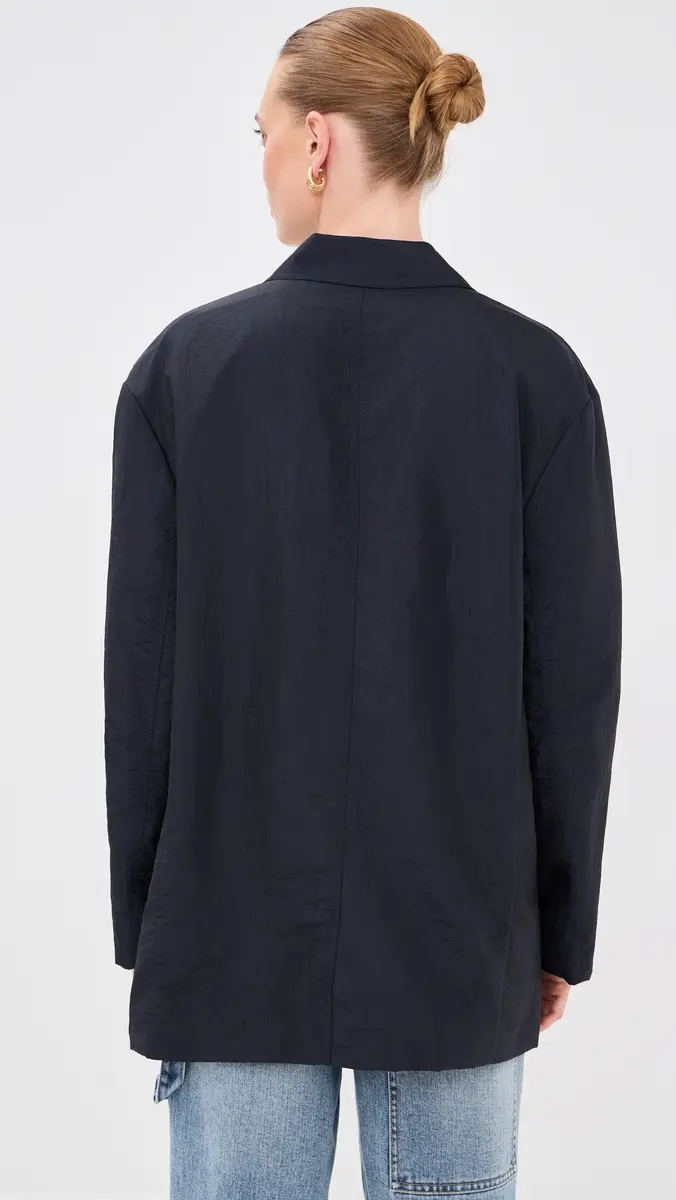 Tibi Crispy Nylon Liam Blazer | Thumbnail 3 Tibi Crispy Nylon Liam Blazer | Thumbnail 3