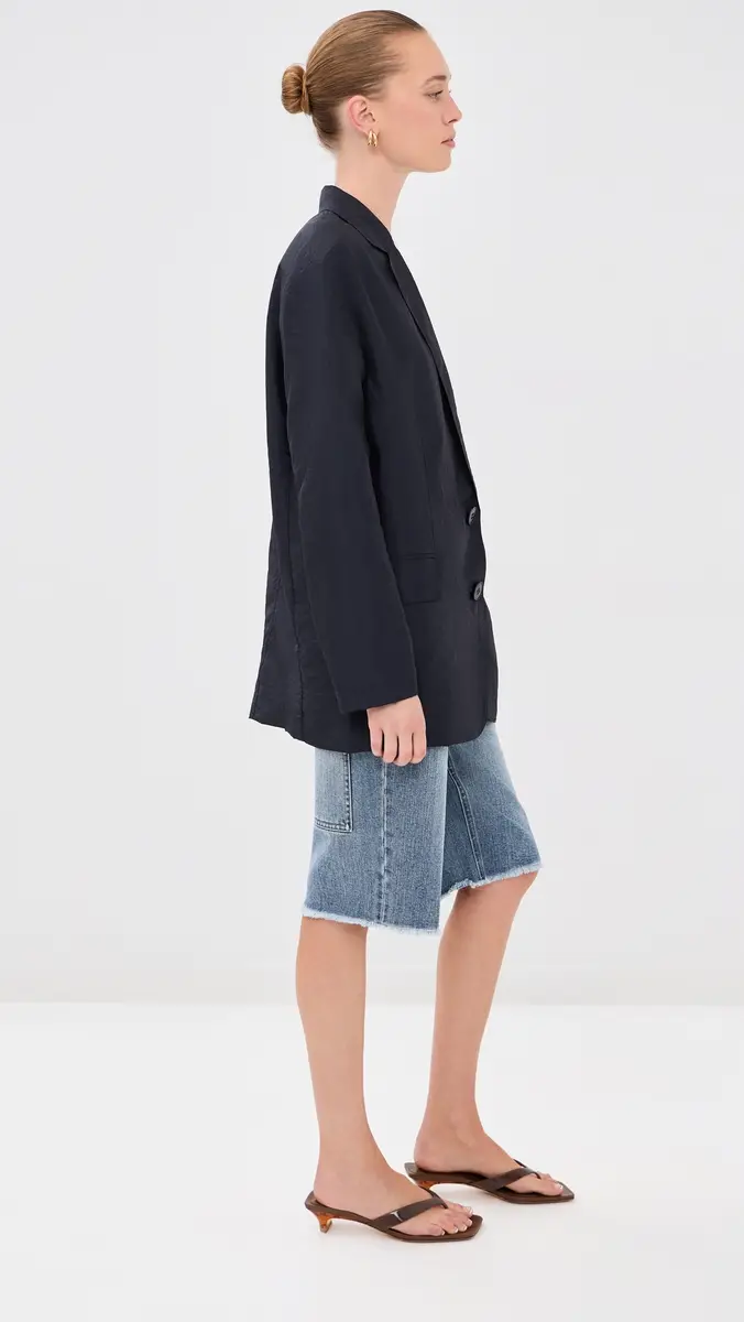 Tibi Crispy Nylon Liam Blazer | Thumbnail 4 Tibi Crispy Nylon Liam Blazer | Thumbnail 4
