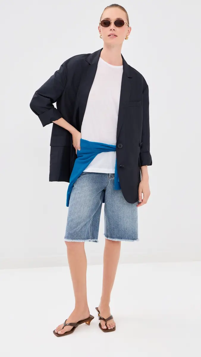 Tibi Crispy Nylon Liam Blazer | Thumbnail 5 Tibi Crispy Nylon Liam Blazer | Thumbnail 5