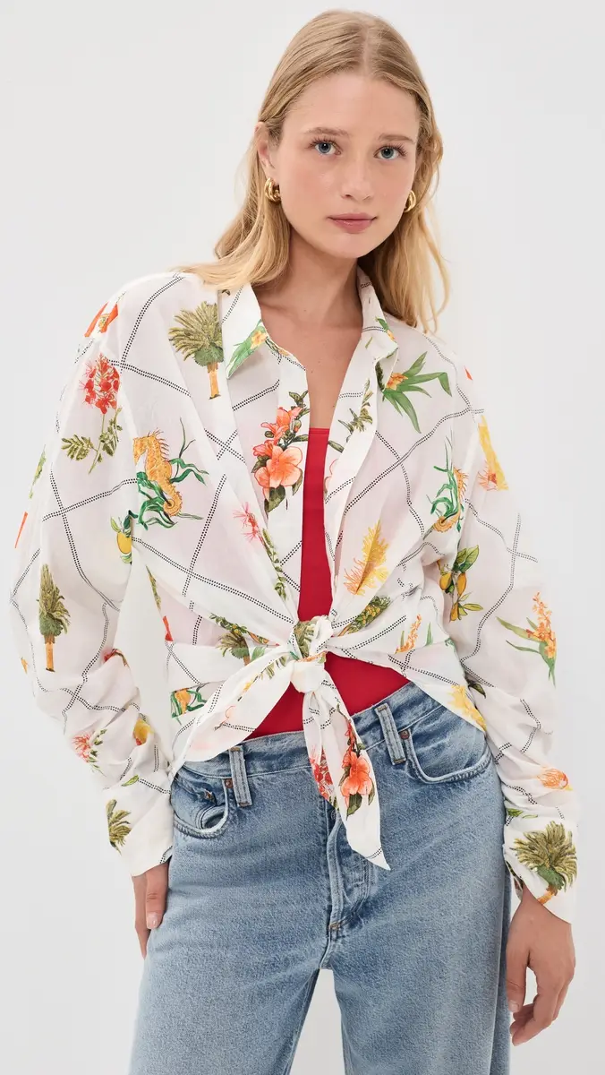 Coniglio Palm Beach Classic Button Down Shirt | Thumbnail 2 Coniglio Palm Beach Classic Button Down Shirt | Thumbnail 2