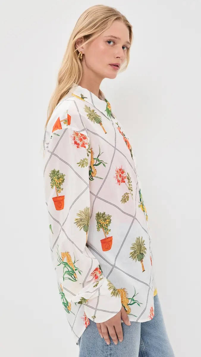 Coniglio Palm Beach Classic Button Down Shirt | Thumbnail 4 Coniglio Palm Beach Classic Button Down Shirt | Thumbnail 4