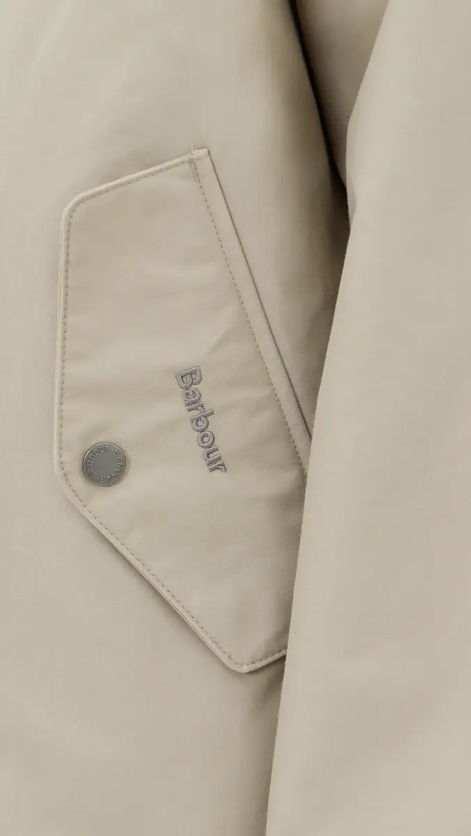 Barbour Kingswood Showerproof Jacket Light Sand/Navy Gingham | Thumbnail 6 Barbour Kingswood Showerproof Jacket Light Sand/Navy Gingham | Thumbnail 6