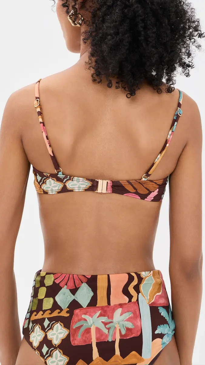 MINKPINK Isola Gathered Bikini Top | Thumbnail 3