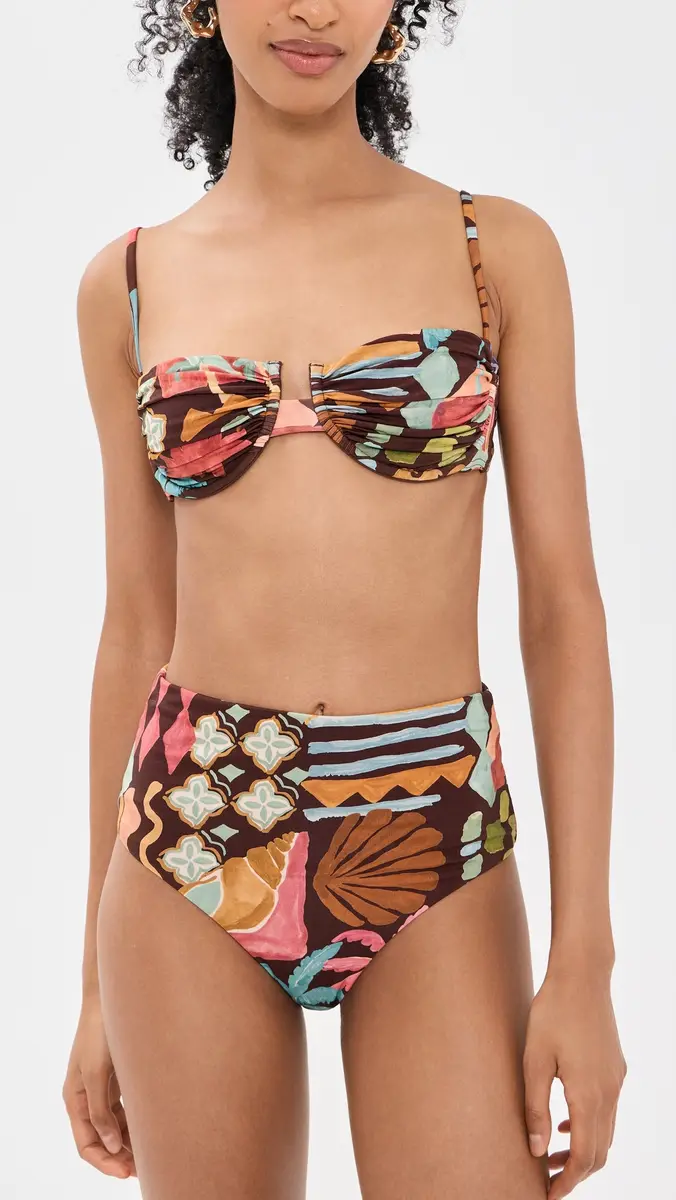 MINKPINK Isola Gathered Bikini Top | Thumbnail 5