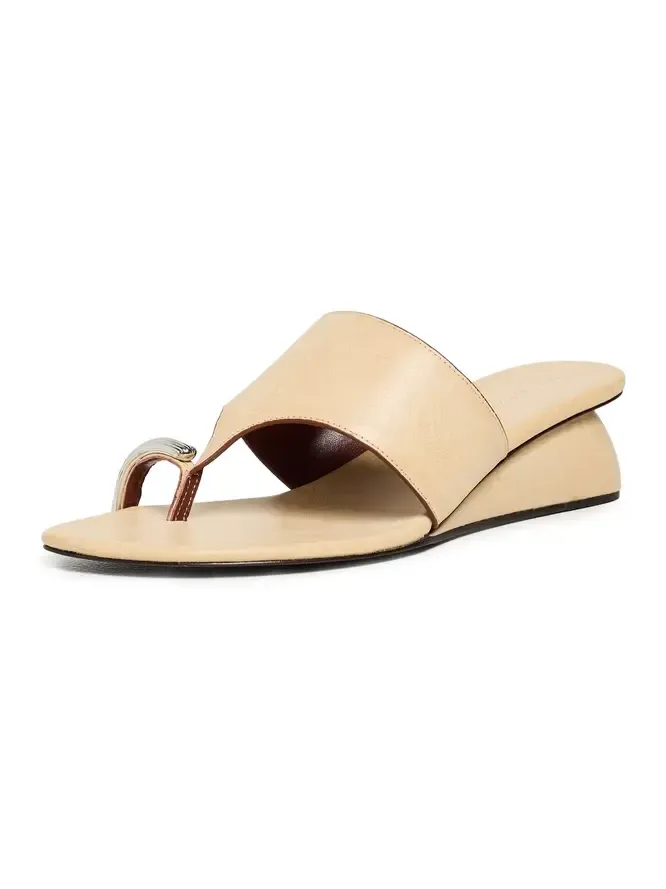 Pierced Wedge Sandals Pierced Wedge Sandals