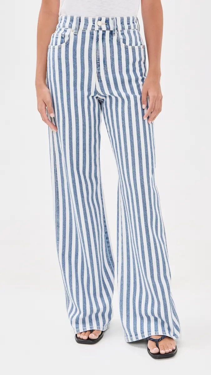 Veronica Beard Jean Taylor Striped Jeans | Thumbnail 2 Veronica Beard Jean Taylor Striped Jeans | Thumbnail 2