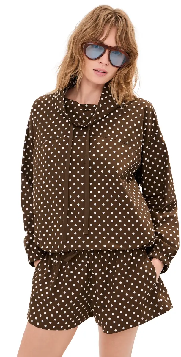 LE BOP Carson Anorak Brown/White M | Image 1 LE BOP Carson Anorak Brown/White M | Image 1