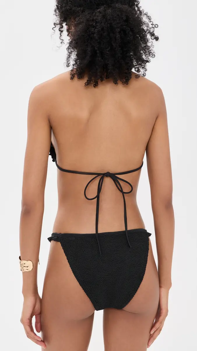 Hunza G Ruffle Tie Bikini Set | Thumbnail 3 Hunza G Ruffle Tie Bikini Set | Thumbnail 3