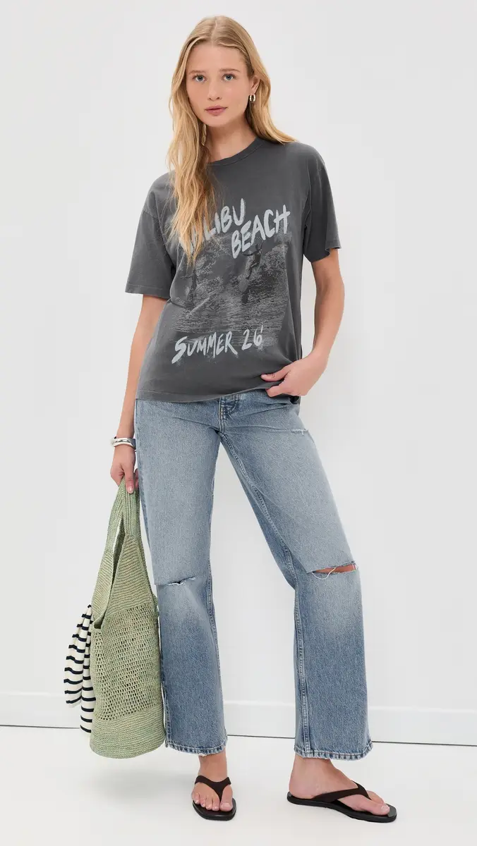 Anine Bing Cade Surfer Tee | Thumbnail 5 Anine Bing Cade Surfer Tee | Thumbnail 5
