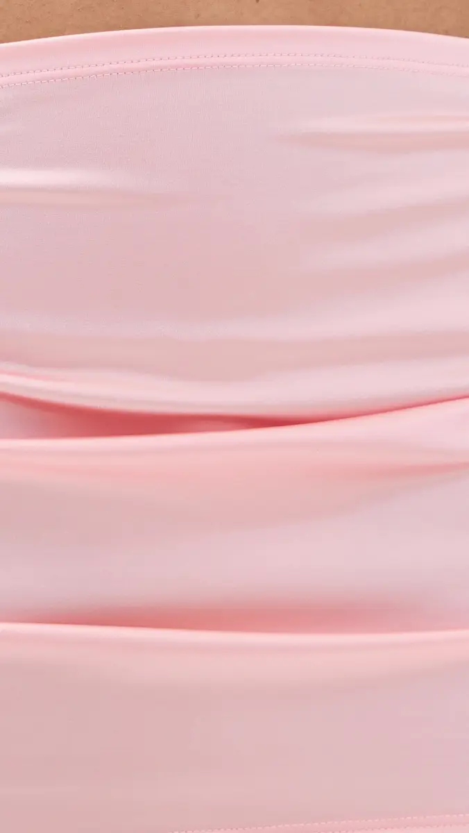 Montce Pale Blush Silkie Ruched Micro Skirt | Thumbnail 6 Montce Pale Blush Silkie Ruched Micro Skirt | Thumbnail 6