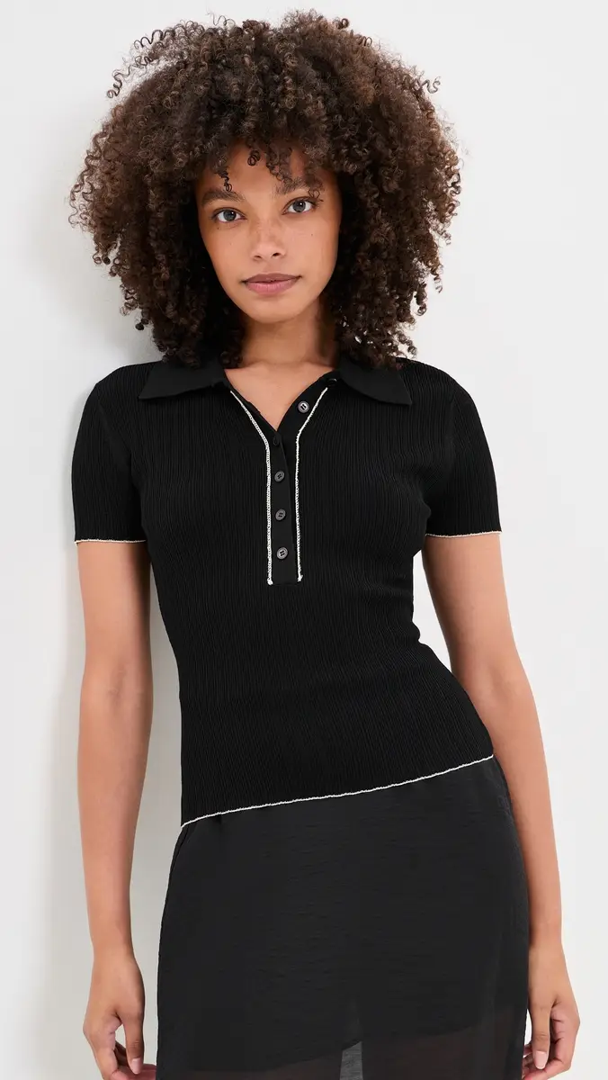 By Malene Birger Benita Polo Top | Thumbnail 2 By Malene Birger Benita Polo Top | Thumbnail 2