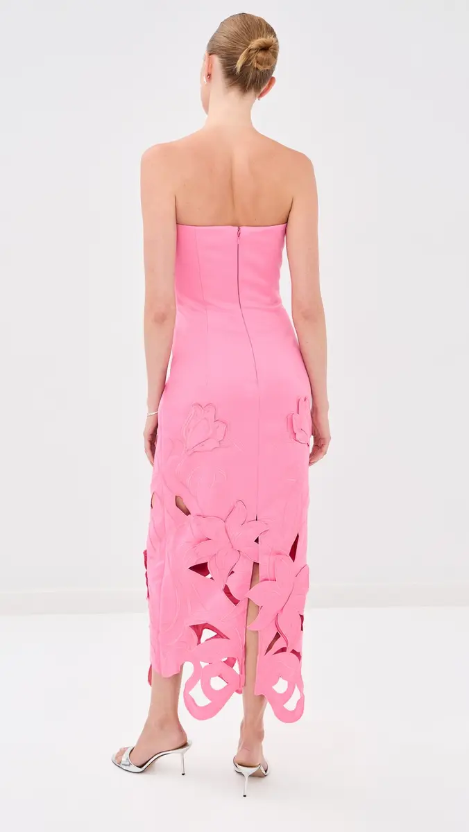 LEO LIN Rayna Applique Bustier Maxi Dress | Thumbnail 3
