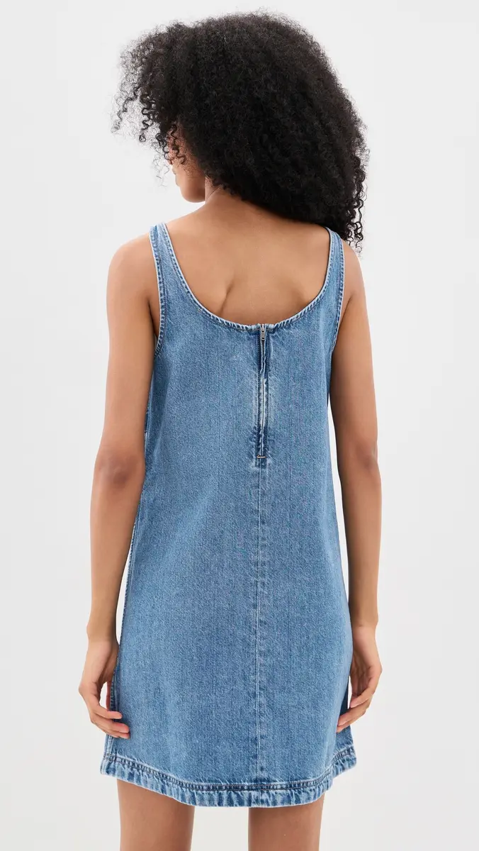 Madewell Denim Embroidered Mini Dress | Thumbnail 3 Madewell Denim Embroidered Mini Dress | Thumbnail 3