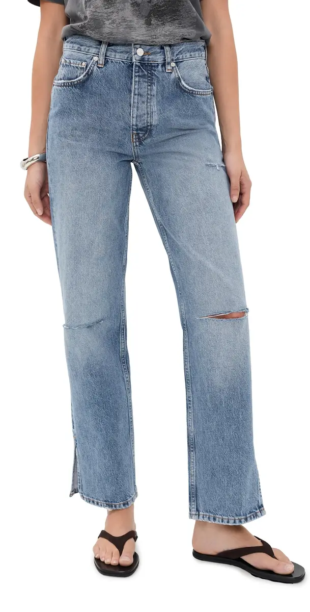 Anine Bing Roy Jeans Pacific Blue | Image 1 Anine Bing Roy Jeans Pacific Blue | Image 1