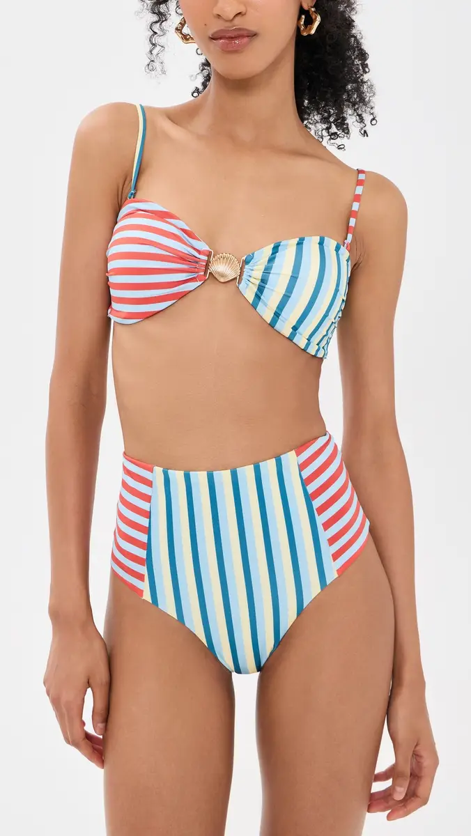 MINKPINK Aurora High Waisted Bikini Bottoms | Thumbnail 4
