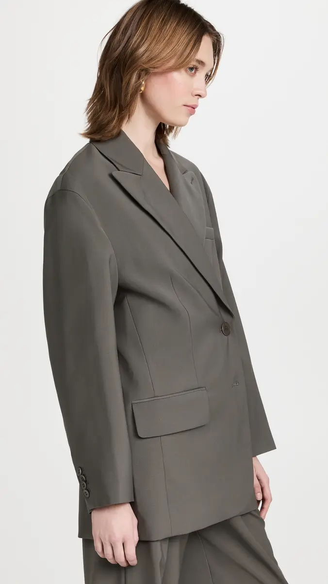 Tibi Tropical Wool Liam Blazer | Thumbnail 4 Tibi Tropical Wool Liam Blazer | Thumbnail 4