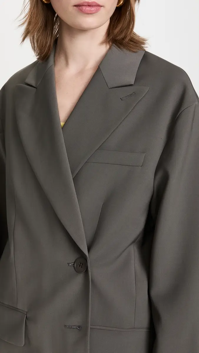 Tibi Tropical Wool Liam Blazer | Thumbnail 6 Tibi Tropical Wool Liam Blazer | Thumbnail 6