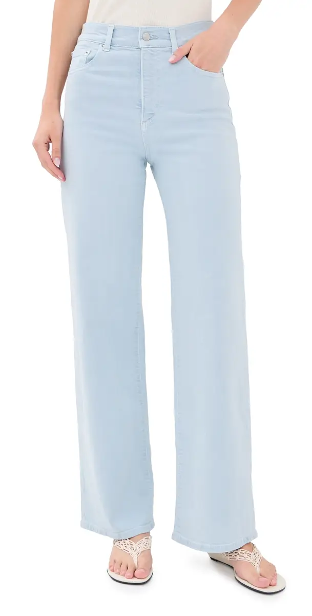 Le Jean Column Jeans Powder Blue | Image 1 Le Jean Column Jeans Powder Blue | Image 1