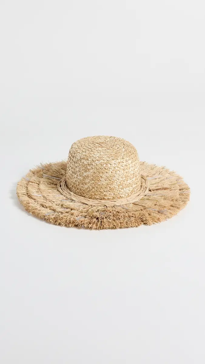 Lele Sadoughi Fringe Straw Hat | Thumbnail 2 Lele Sadoughi Fringe Straw Hat | Thumbnail 2