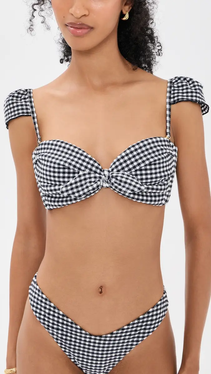 Montce Gingham Cabana Bikini Top | Thumbnail 2 Montce Gingham Cabana Bikini Top | Thumbnail 2