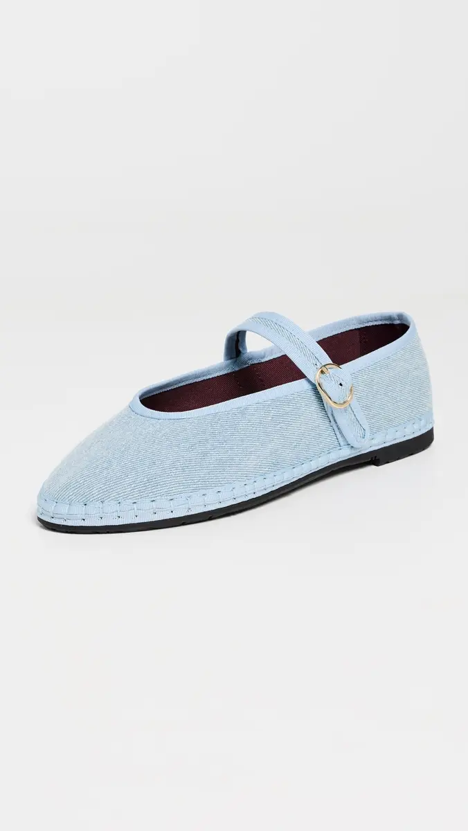 Flabelus Pierre Light Denim Mary Jane Falts | Thumbnail 2 Flabelus Pierre Light Denim Mary Jane Falts | Thumbnail 2
