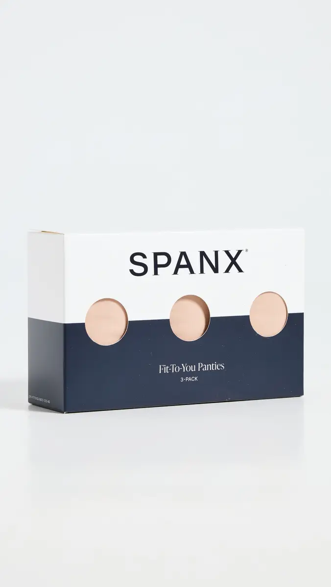 SPANX Fit-To-You Briefs 3 Pack Naked 2.0 One Size | Thumbnail 6
