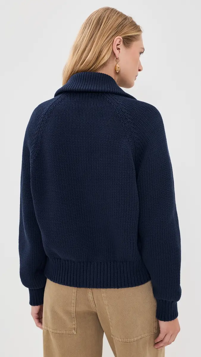 Polo Ralph Lauren Cotton Long Sleeve Collared Cardigan | Thumbnail 3 Polo Ralph Lauren Cotton Long Sleeve Collared Cardigan | Thumbnail 3