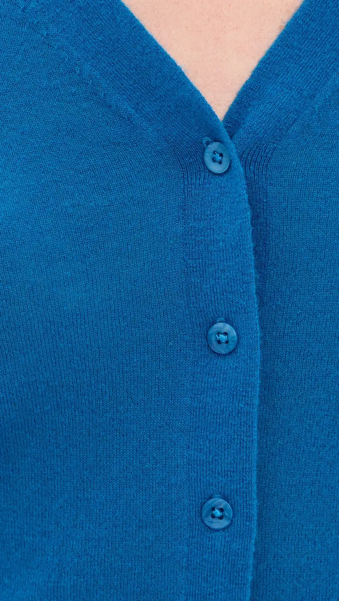 Tibi Mercerized Wool Shrunken Cardigan | Thumbnail 6 Tibi Mercerized Wool Shrunken Cardigan | Thumbnail 6