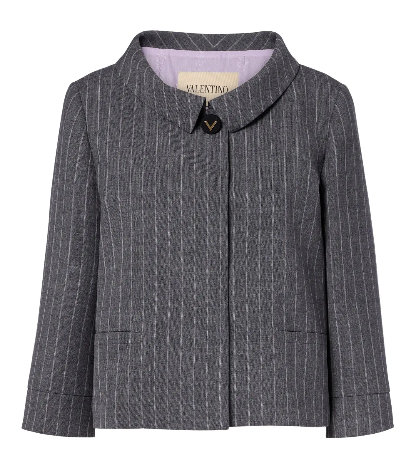 Pinstripe virgin wool jacket