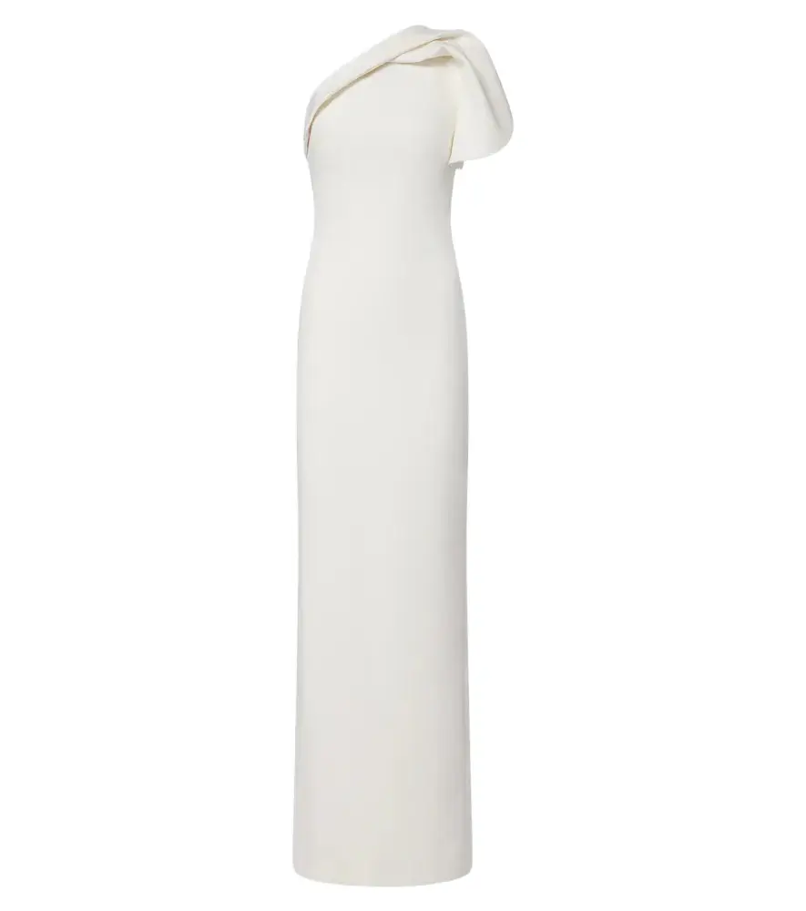 Safiyaa One-shoulder crêpe gown | Image 1 Safiyaa One-shoulder crêpe gown | Image 1