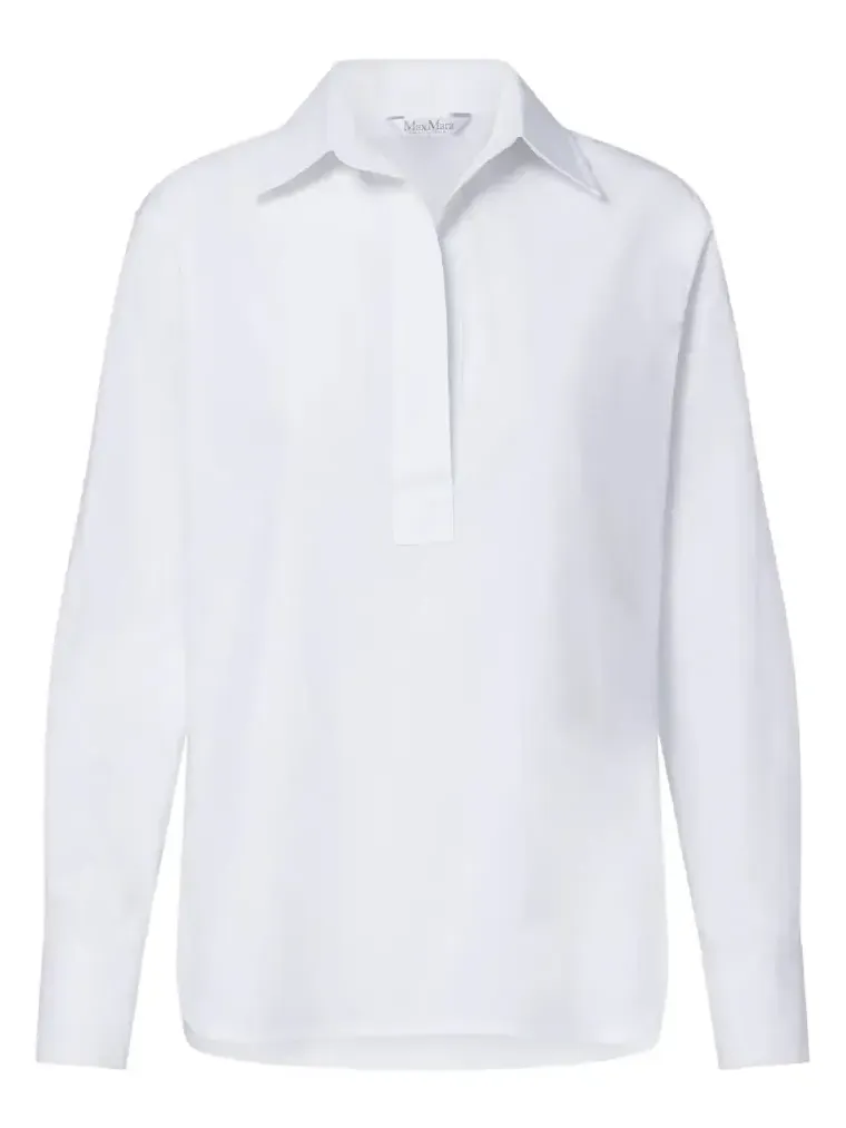 Cotton-blend poplin shirt Cotton-blend poplin shirt