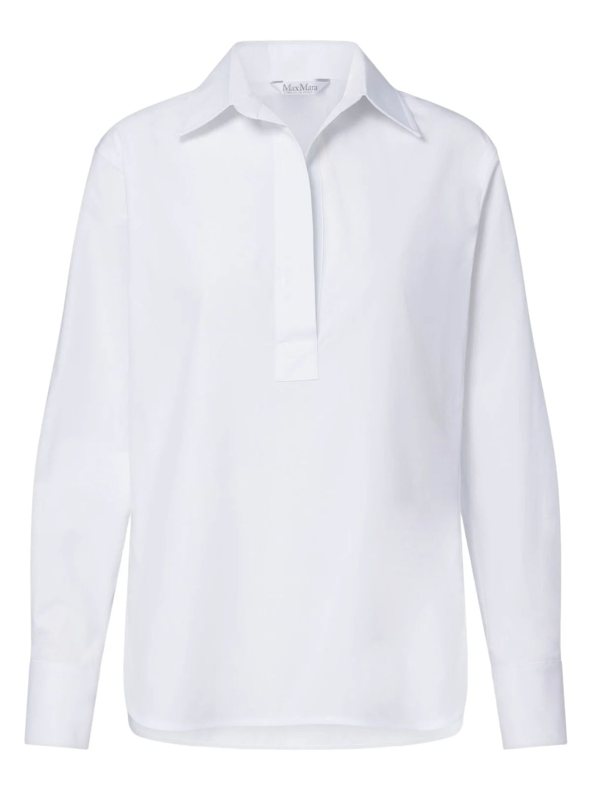 Max Mara Cotton-blend poplin shirt