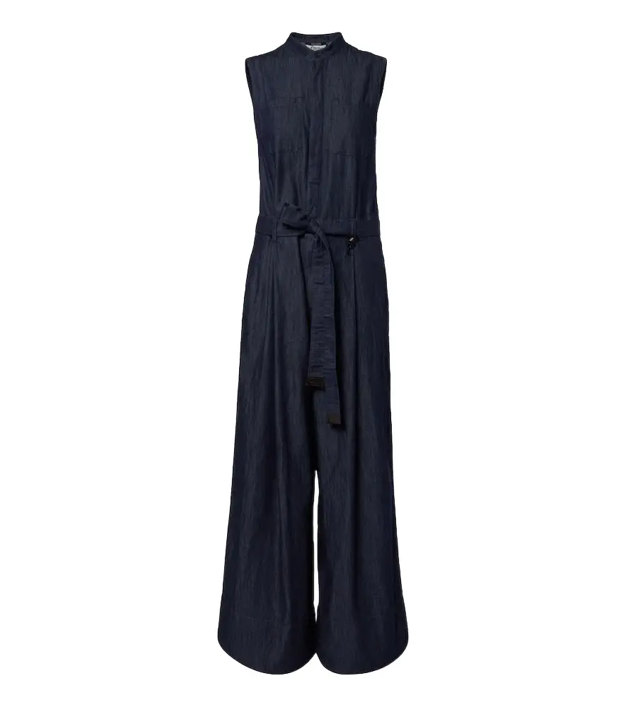 'S Max Mara 'S Max Mara Wide-leg denim jumpsuit | Image 1 'S Max Mara 'S Max Mara Wide-leg denim jumpsuit | Image 1