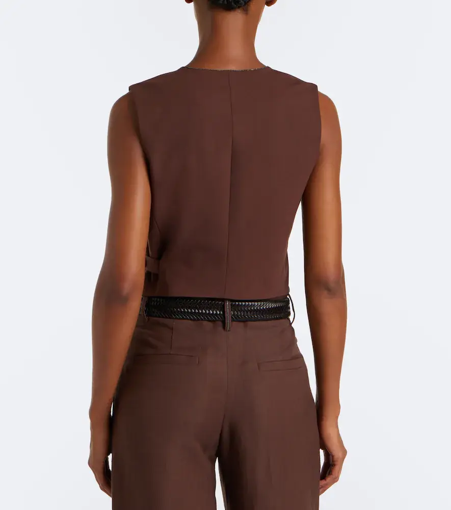 Brunello Cucinelli Monili wool-blend vest | Thumbnail 3 Brunello Cucinelli Monili wool-blend vest | Thumbnail 3