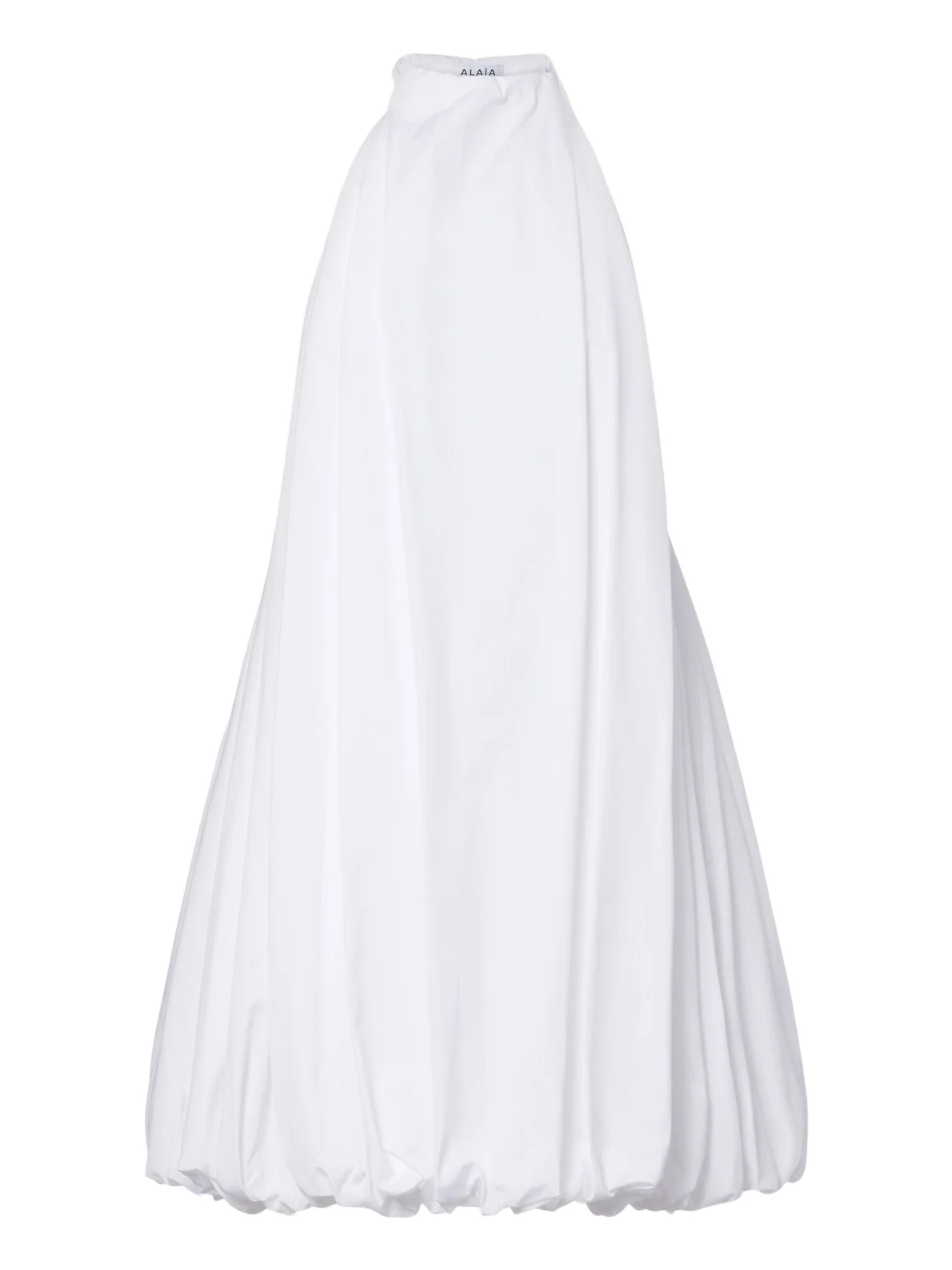 Alaïa Halterneck cotton poplin minidress Alaïa Halterneck cotton poplin minidress
