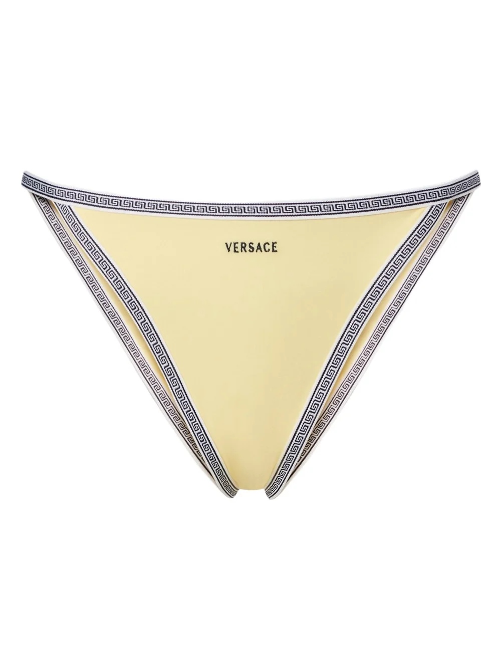 Greca embroidered bikini bottoms