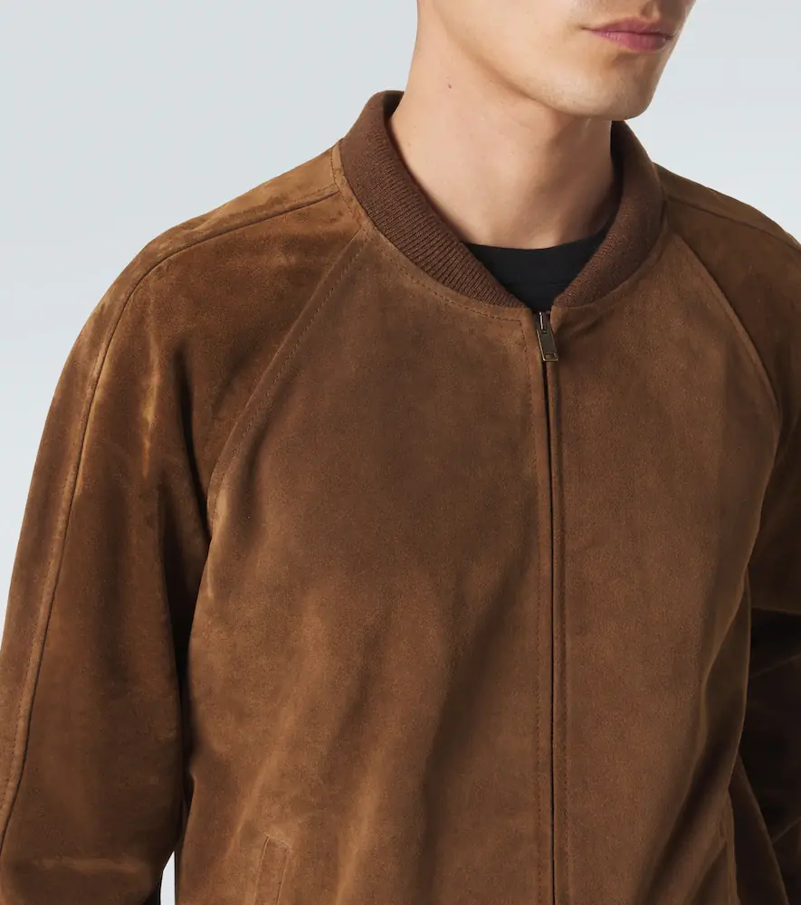 The Row Ramiro suede bomber jacket | Thumbnail 6 The Row Ramiro suede bomber jacket | Thumbnail 6