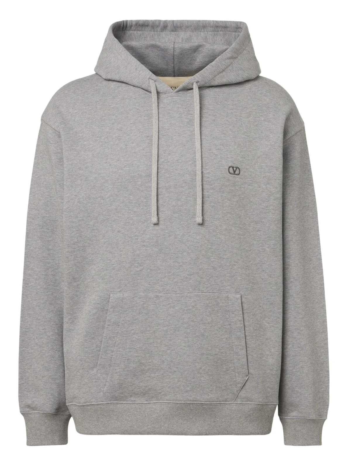 VLogo cotton jersey hoodie VLogo cotton jersey hoodie