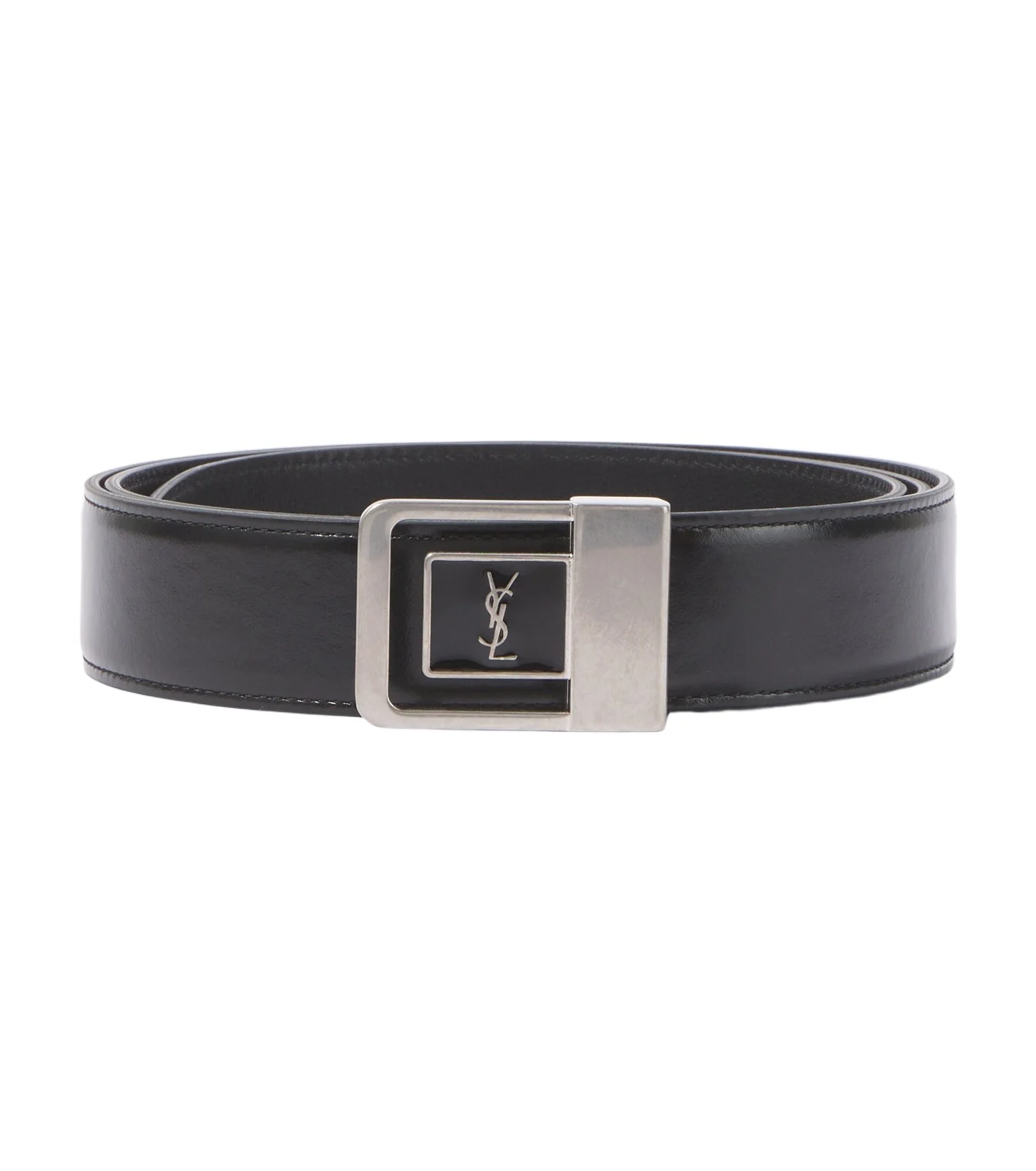 Saint Laurent La 66 leather belt