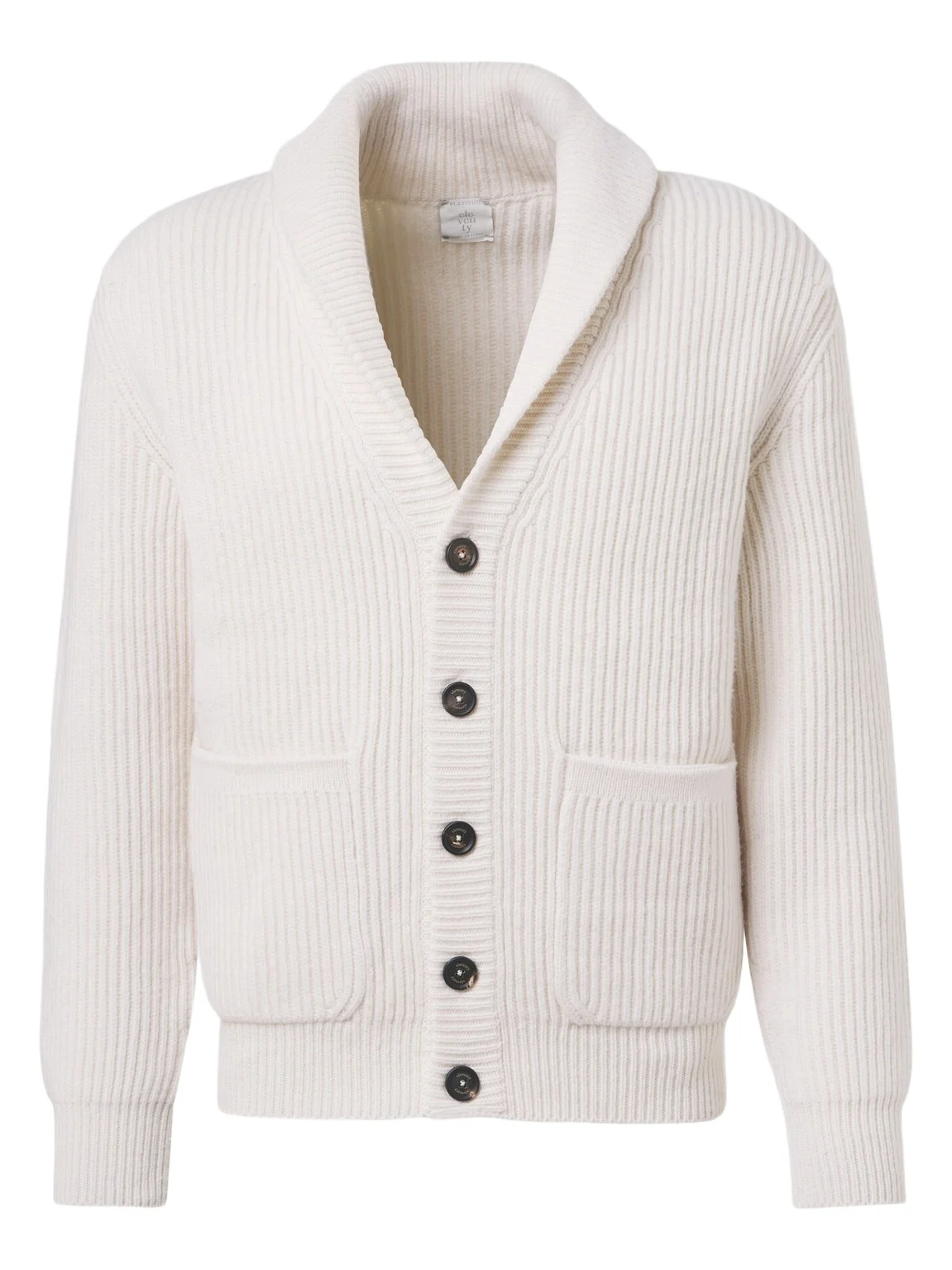 Ribbed-knit wool cardigan Ribbed-knit wool cardigan