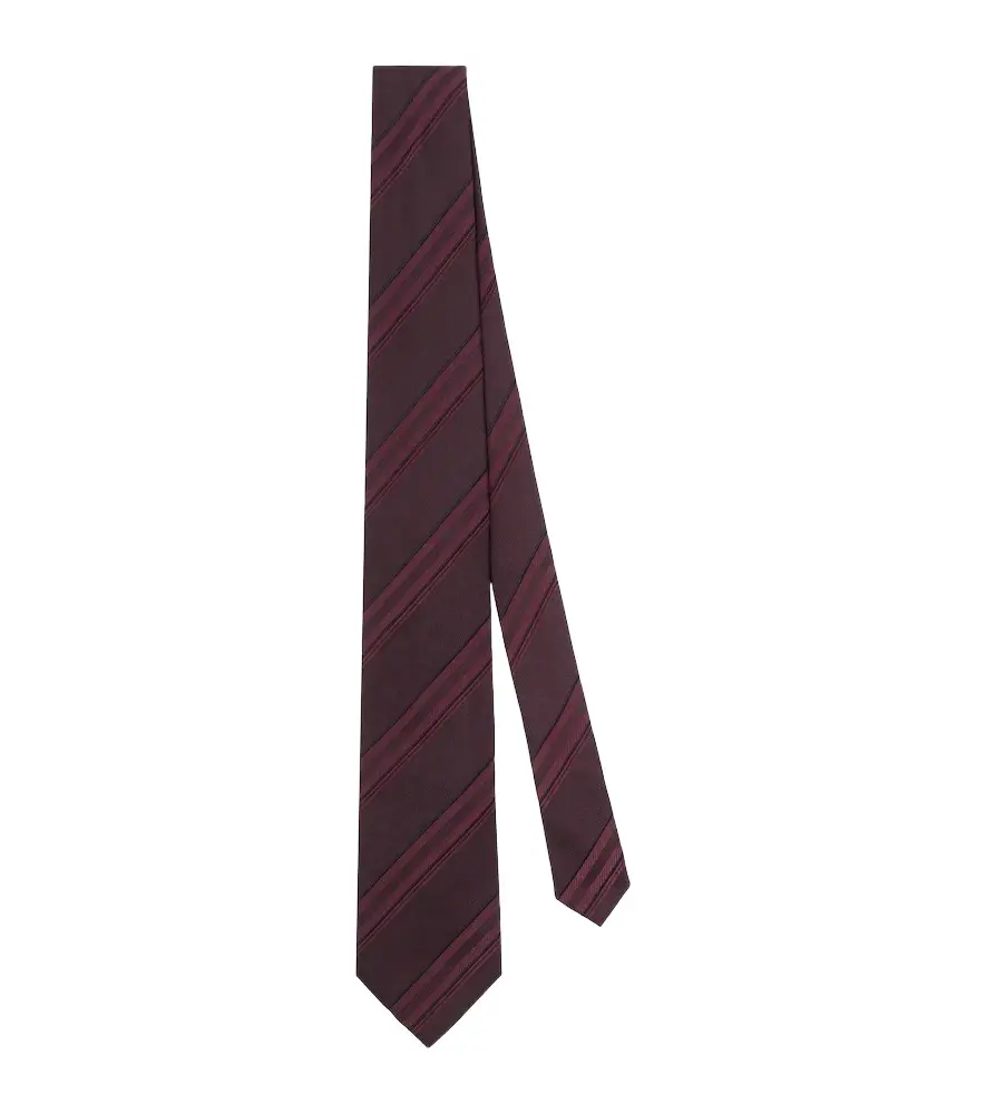 Brunello Cucinelli Striped silk tie | Image 1 Brunello Cucinelli Striped silk tie | Image 1