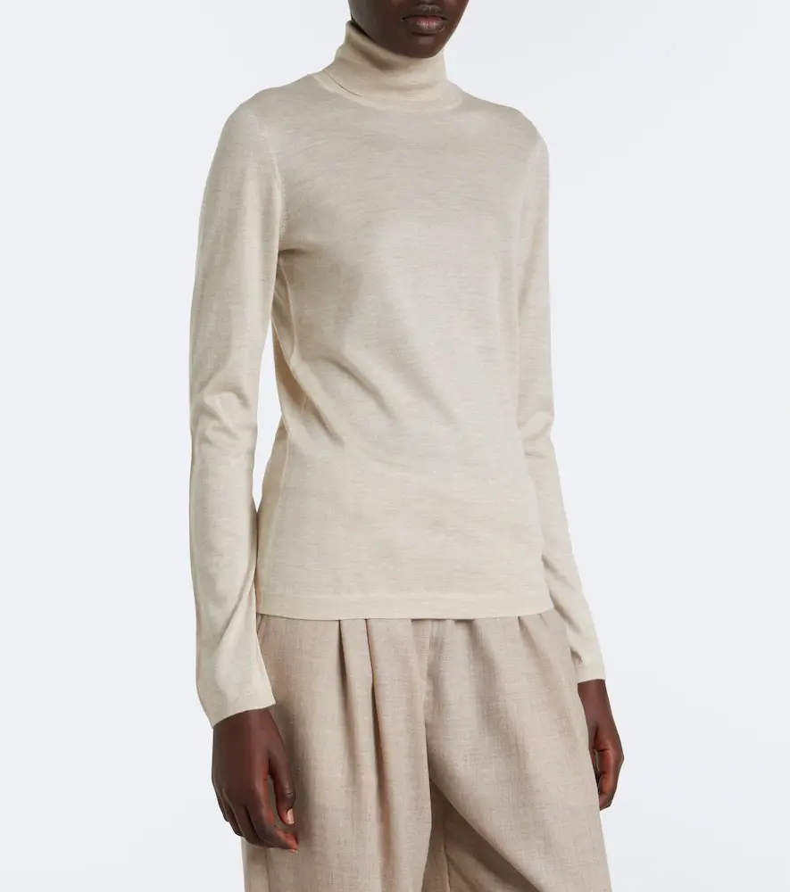 Brunello Cucinelli Cashmere and silk turtleneck sweater | Thumbnail 2 Brunello Cucinelli Cashmere and silk turtleneck sweater | Thumbnail 2