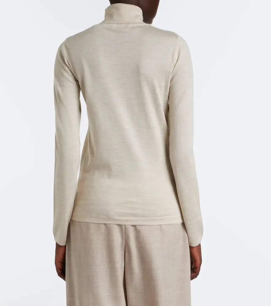 Brunello Cucinelli Cashmere and silk turtleneck sweater | Thumbnail 3 Brunello Cucinelli Cashmere and silk turtleneck sweater | Thumbnail 3