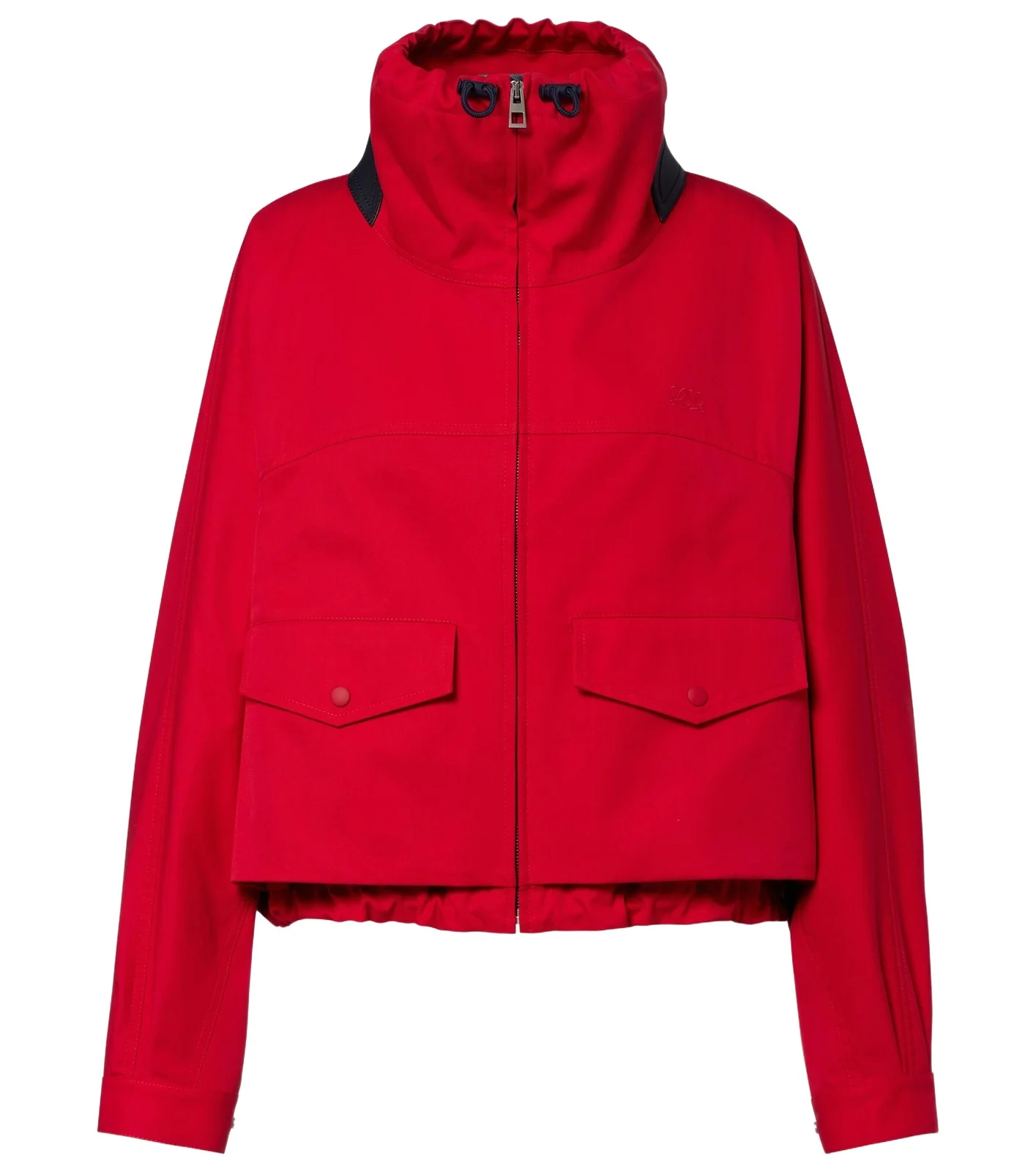 Cotton and silk gabardine jacket