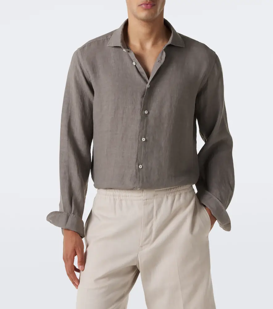FEDELI Linen shirt | Thumbnail 2