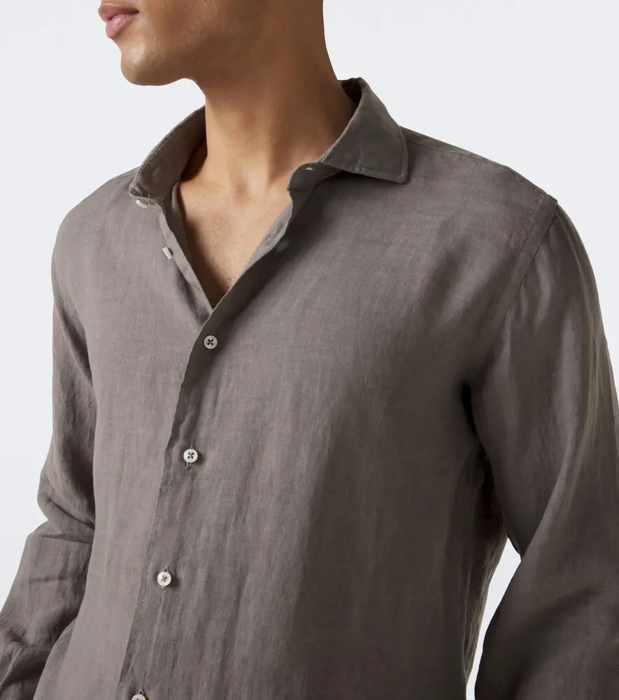 FEDELI Linen shirt | Thumbnail 4