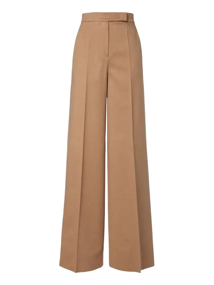 Camel hair wide-leg pants Camel hair wide-leg pants
