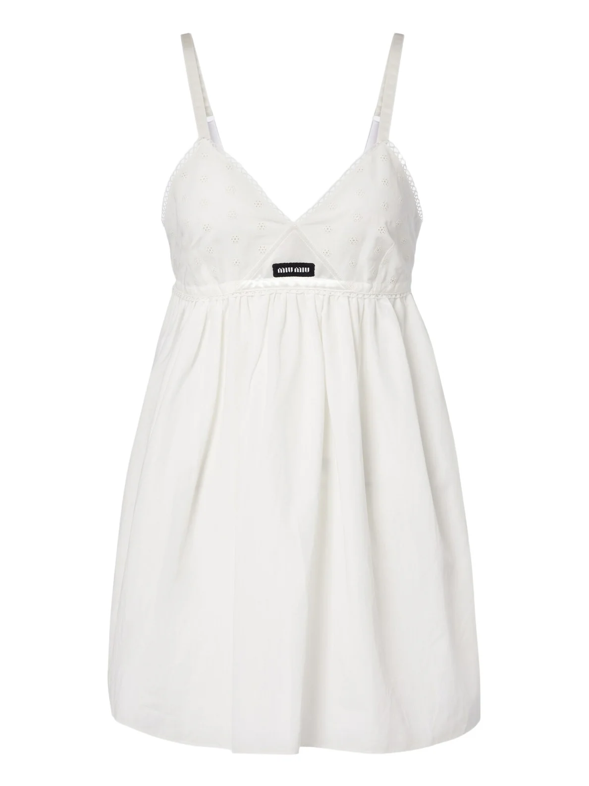 Embroidered cotton and linen-blend minidress Embroidered cotton and linen-blend minidress